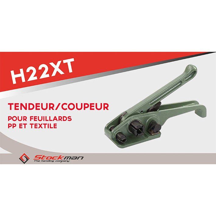 Tendeur feuillards textile, polypropylène et polyester modèle économique