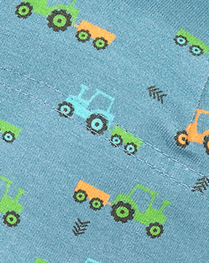 Zwergen-Mütze TRAKTOR in blau