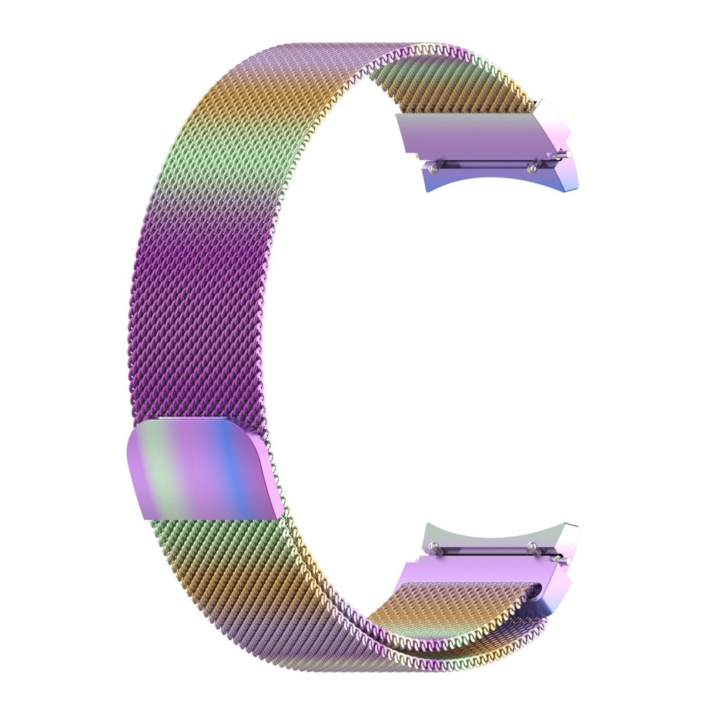 Galaxy Watch 4 (44/40mm) / Watch 4 Classic (46/42mm) Edelstahl Magnet Armband Milanaise (Gelenkumfang: 170-260mm) - Rainbow
