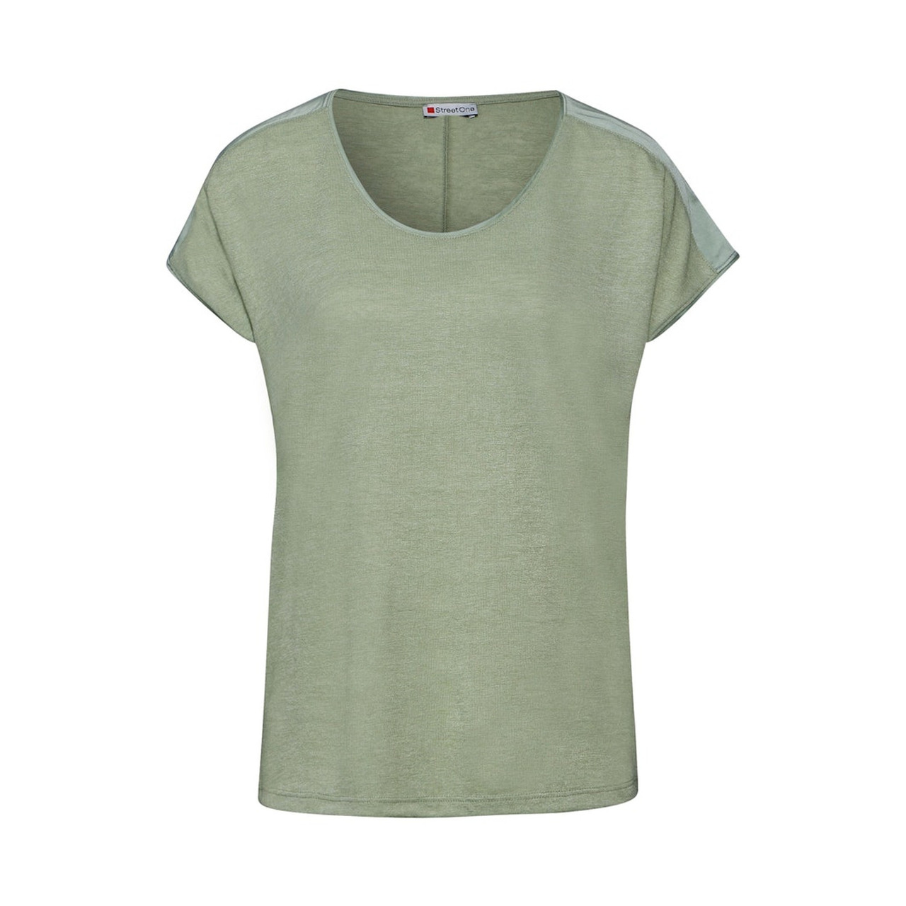 Street One LTD QR linen look shirt w.wove
