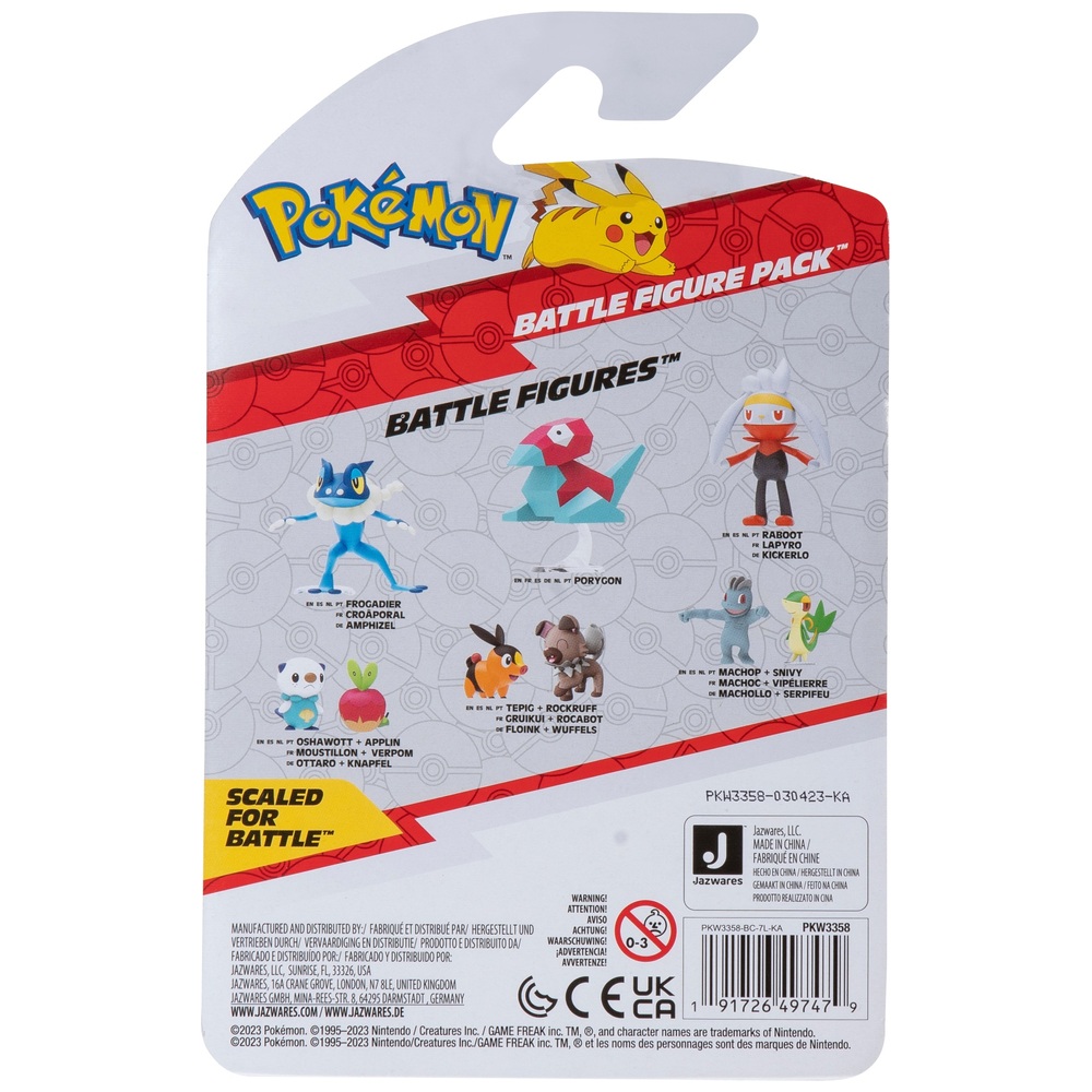 Pokémon 5 cm Kampffiguren 2er-Pack - Sprigatito & Pikachu