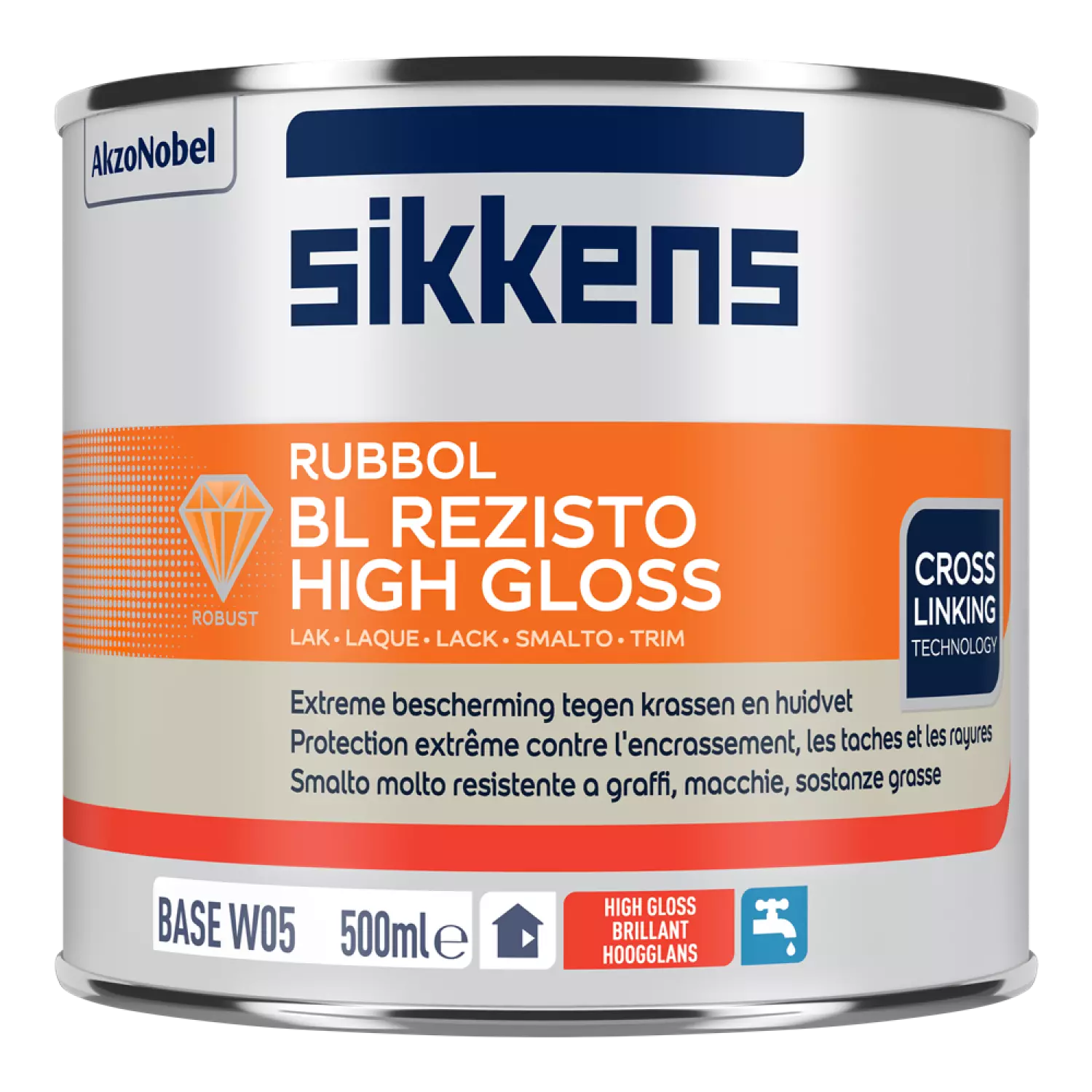 Sikkens Rubbol BL Rezisto high gloss - op kleur gemengd - 0,5L