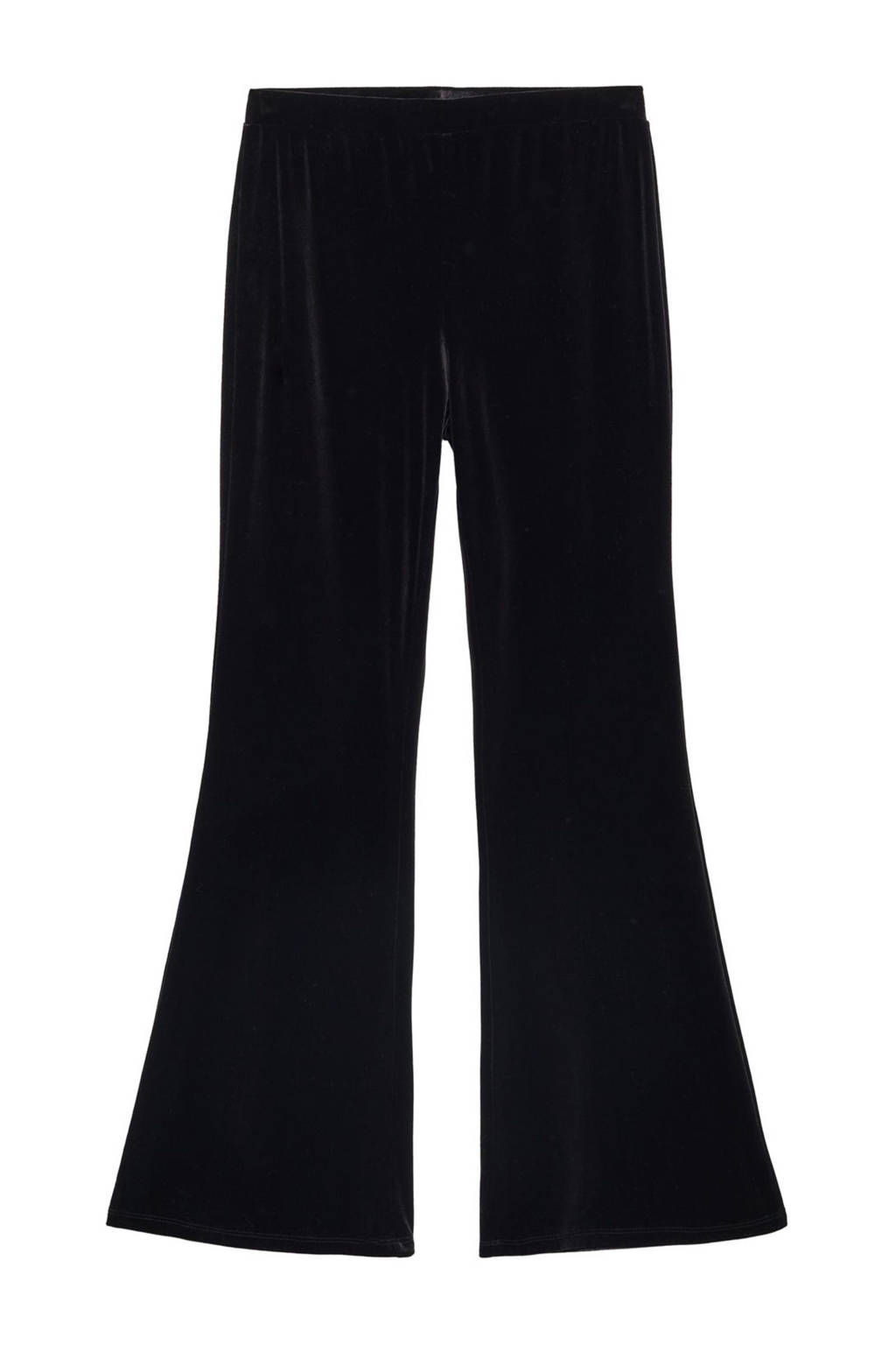 MANGO TEEN flared broek zwart