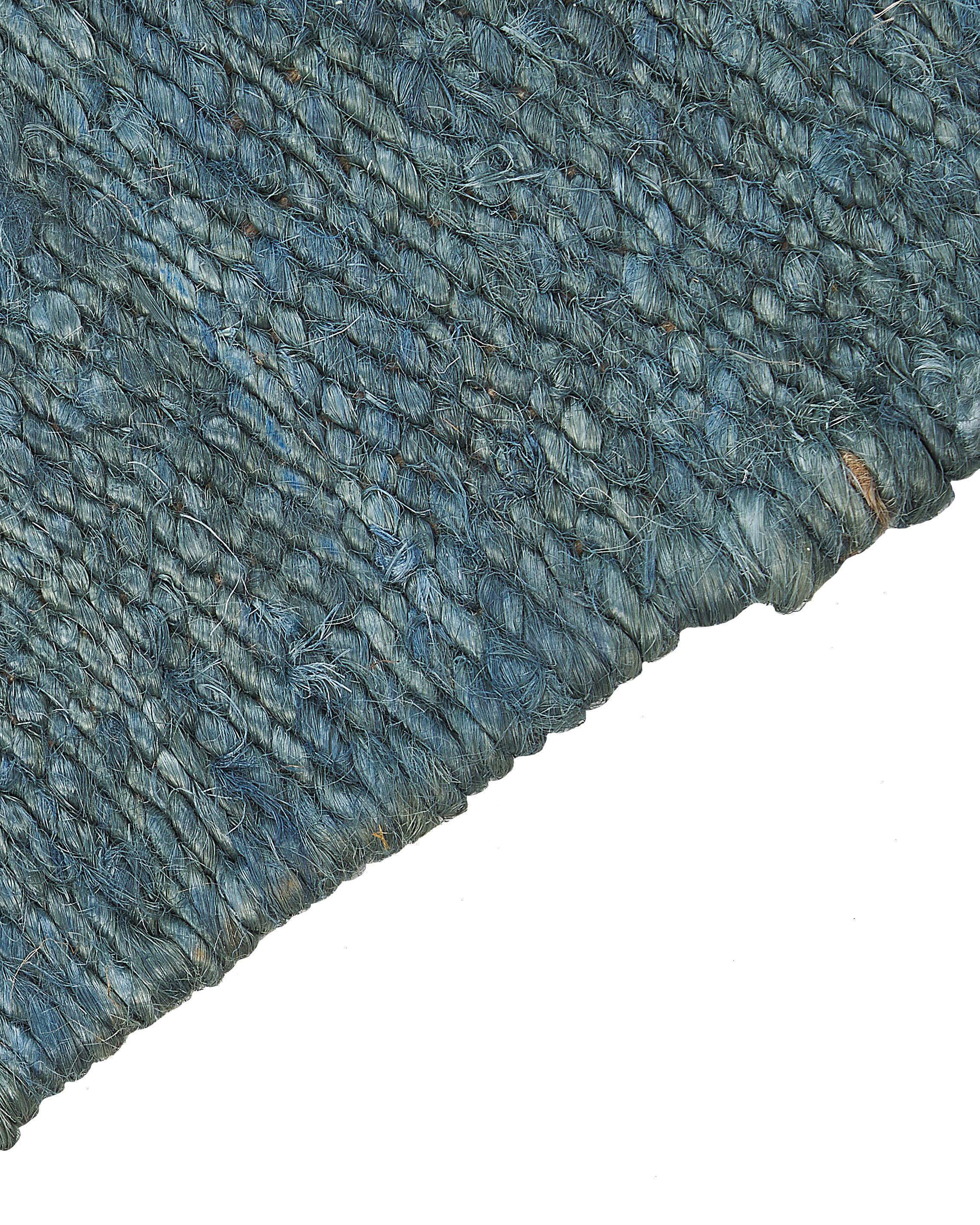 Vloerkleed LUNIA Turquoise 160 x 230 cm Jute