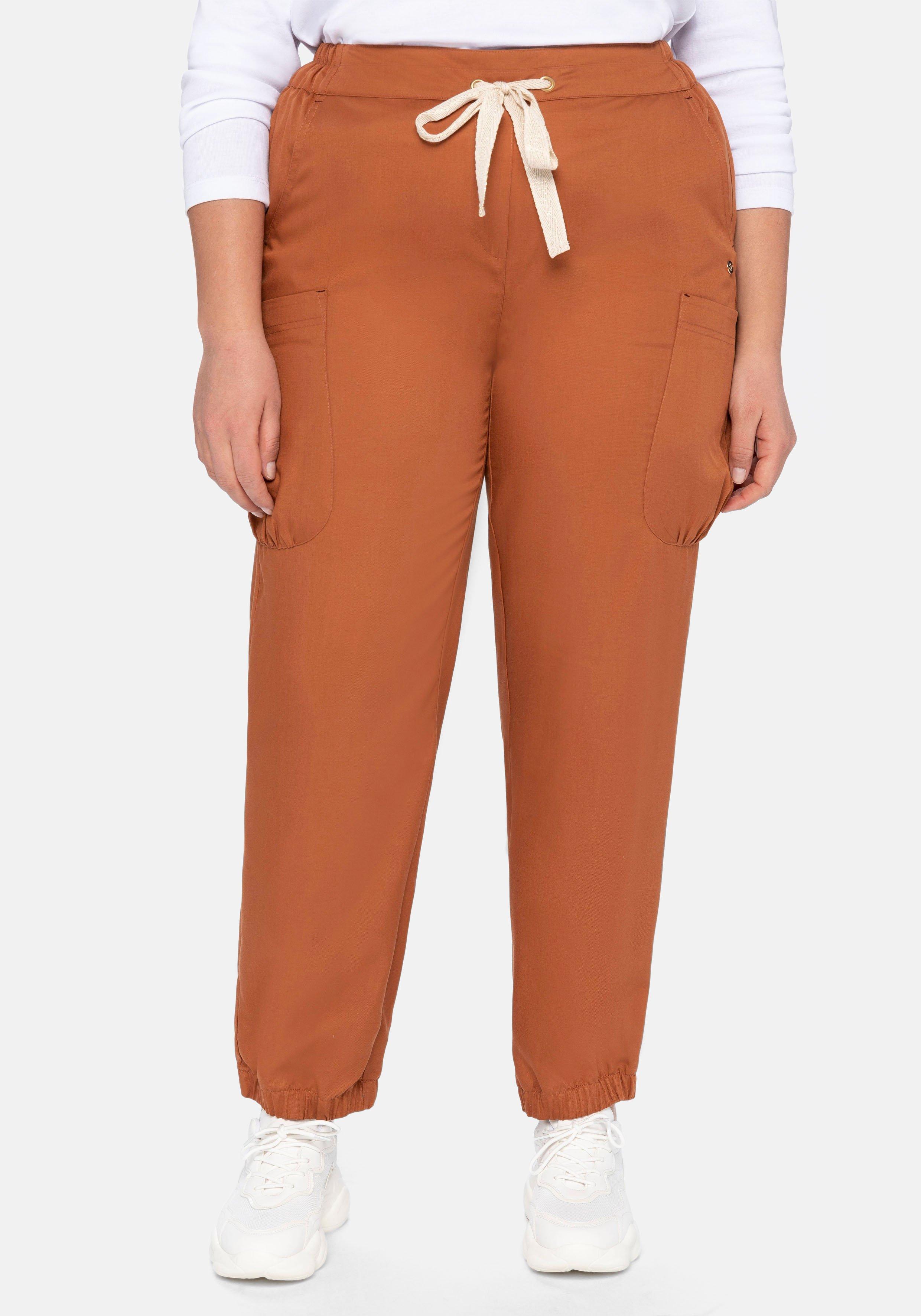 Cargohose mit Schlupfbund, aus TENCEL™ Lyocell