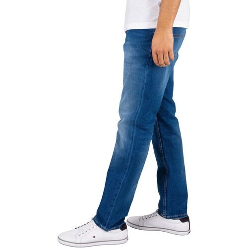 Tommy Jeans - Vaqueros Rectos Rectos Ryan Azul