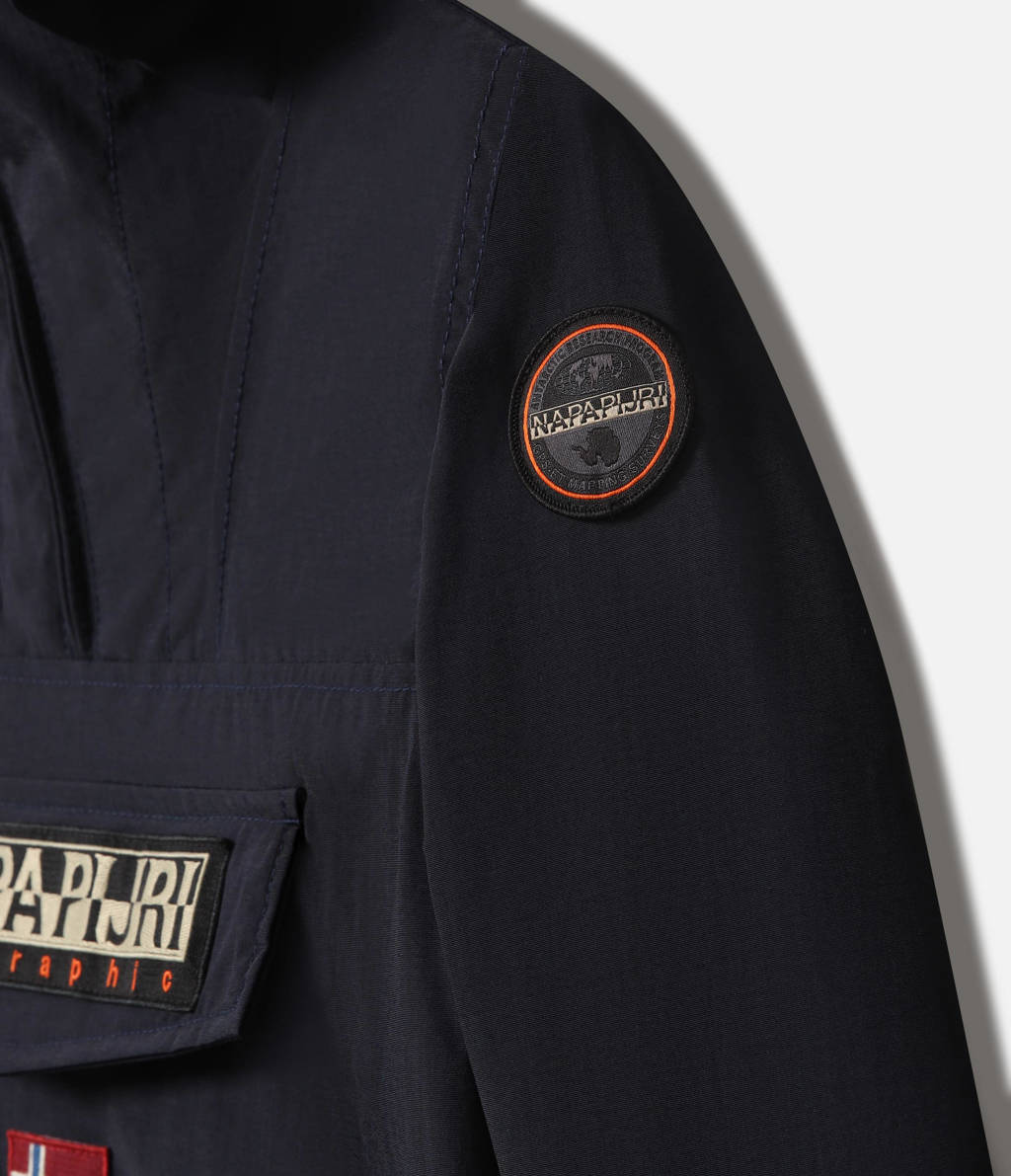 Napapijri anorak zomerjas Rainforest donkerblauw