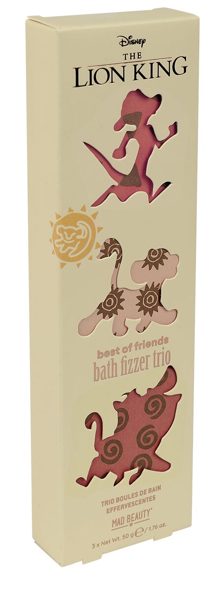 Mad Beauty - Trio de Boules de Bain Effervescentes | Le Roi Lion Bille De Bain