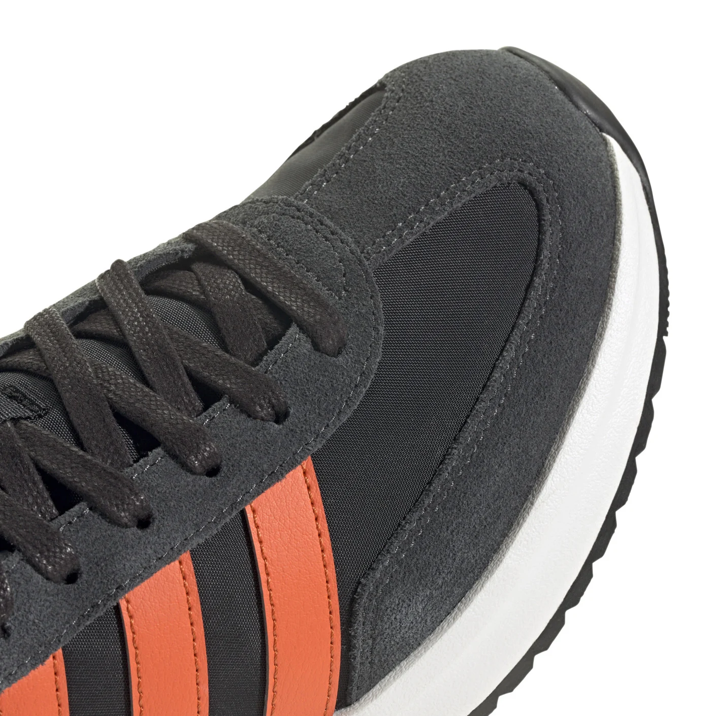Adidas Run 70s 2.0 Sneakers Zwart Donkergrijs Felrood