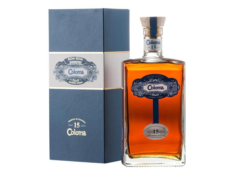 Coloma Rum 15y 0.7 l Aromatisches Zuckerrohr-Destillat aus Kolumbien
