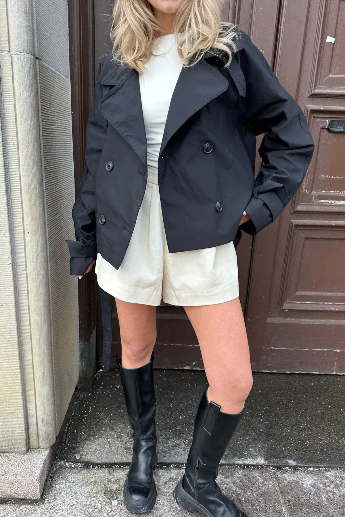 BYIC Almaic Trenchcoat black black