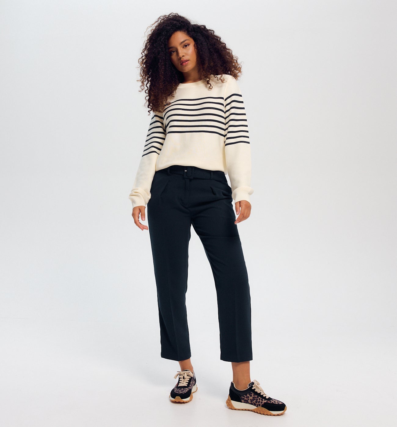 Pantalon à pinces Femme - Marine