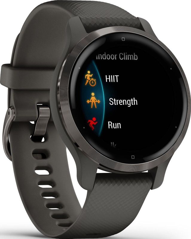 Garmin - Venu 2S - GPS Smartwatch - Zwart - AMOLED Display