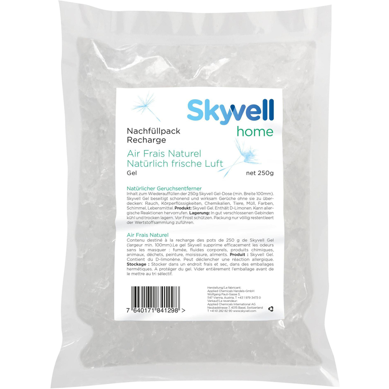 Skyvell Geruchsentferner Gel Nachfüllpackung, 0.25 kg