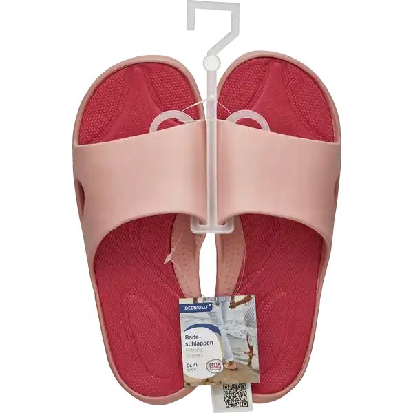 Badepantolette Gr. 39 rosa / pink