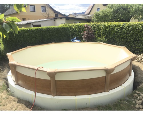 Beschermer bekistingsblokkenset Planet Pool, hoogte 52cm, voor zwembaden Ø 350x120cm