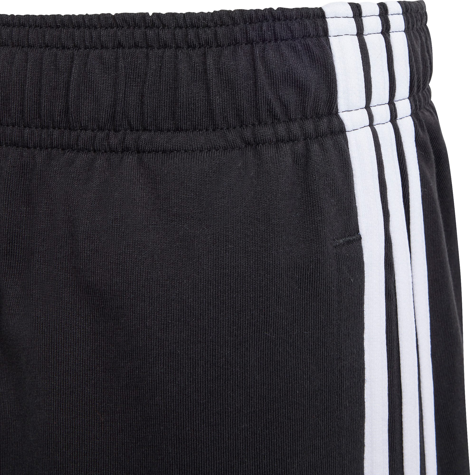 adidas Essentials 3-Streifen Knit Shorts Kinder schwarz