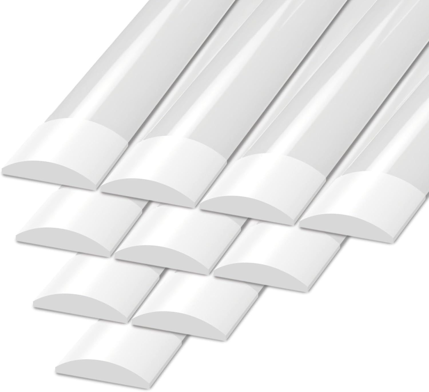 Ledvion - 10er Set, Feuchtraumleuchte LED, 120cm, IP65, 30W, 2400 Lumen, Neutralweiss, 4000K, Koppelbar, garagenbeleuchtung, werkstattbeleuchtung, kellerleuchte, deckenleuchte