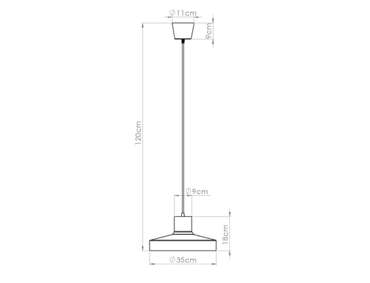 SOLLUX LIGHTING - Suspension Lampe suspendue bilo noir