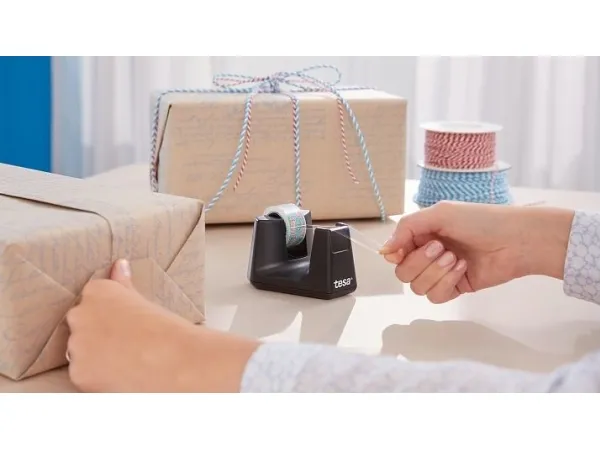 tesa Easy Cut Smart   tesafilm transparent 53908-00000-00 Tape Cyan (L x B) 33 m x 19 mm 1 Set
