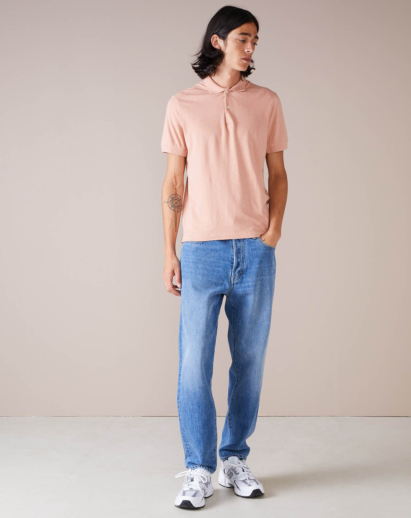 Bellerose Polo en Coton & Lin Vota nude