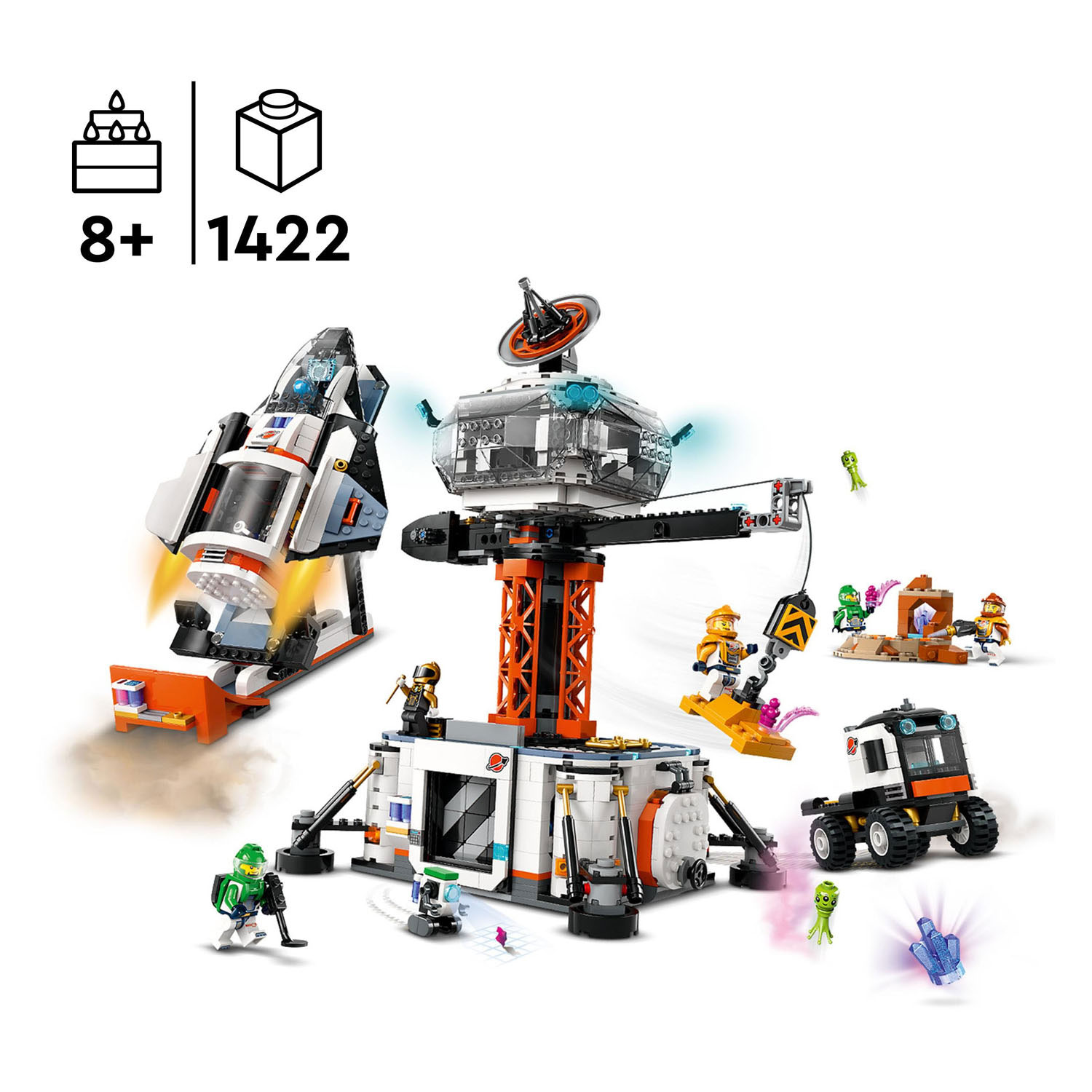 LEGO City 60434 Ruimtebasis en Raketlanceringsplatform