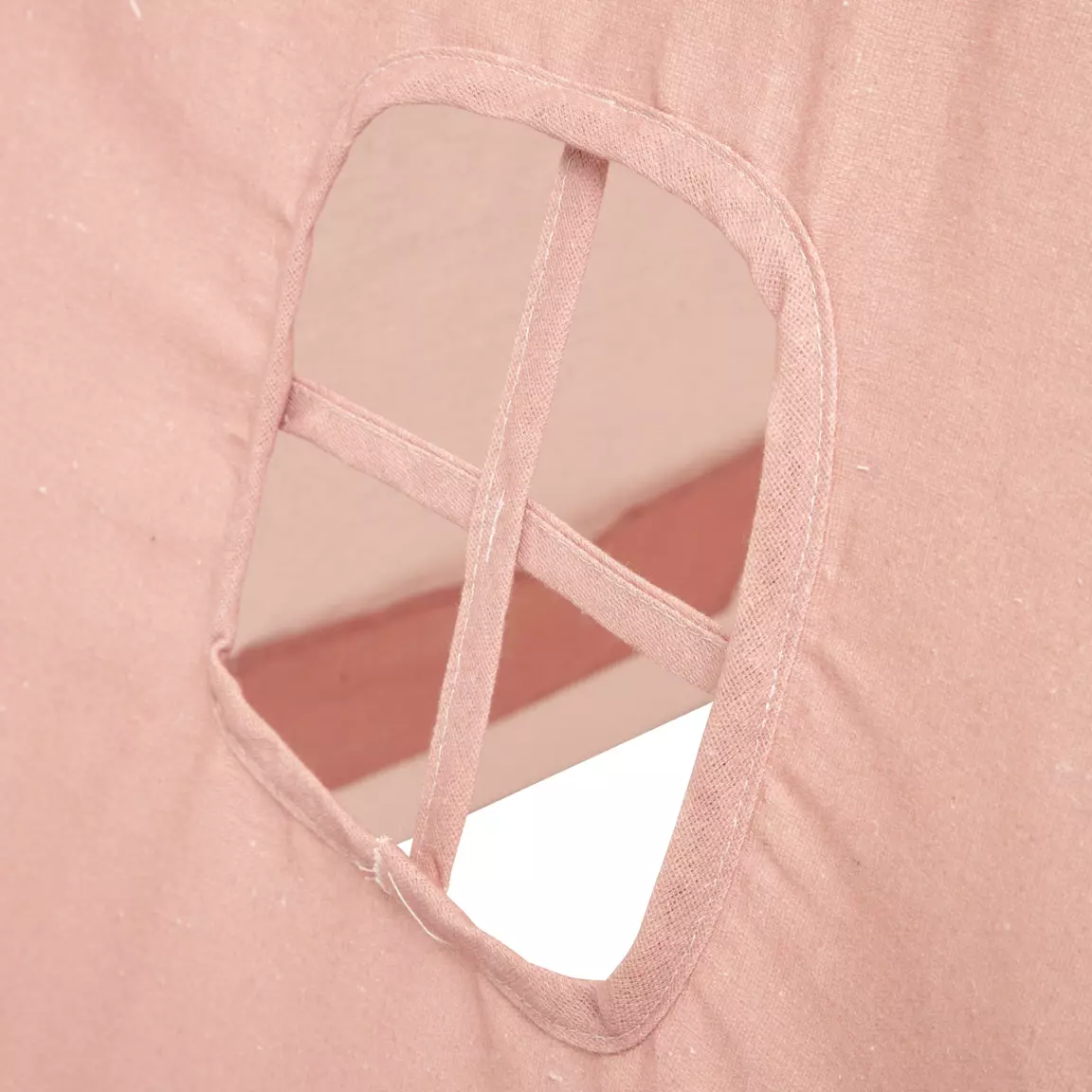 Tipi enfant bois et tissu (H160 cm) Wapi Rose