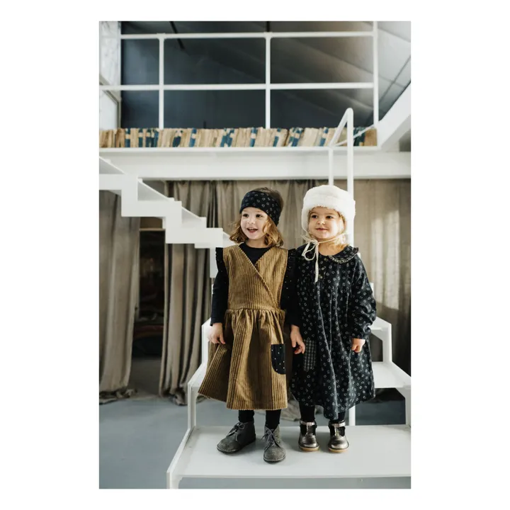Lilinoa Robe Naël Fleurs | Noir