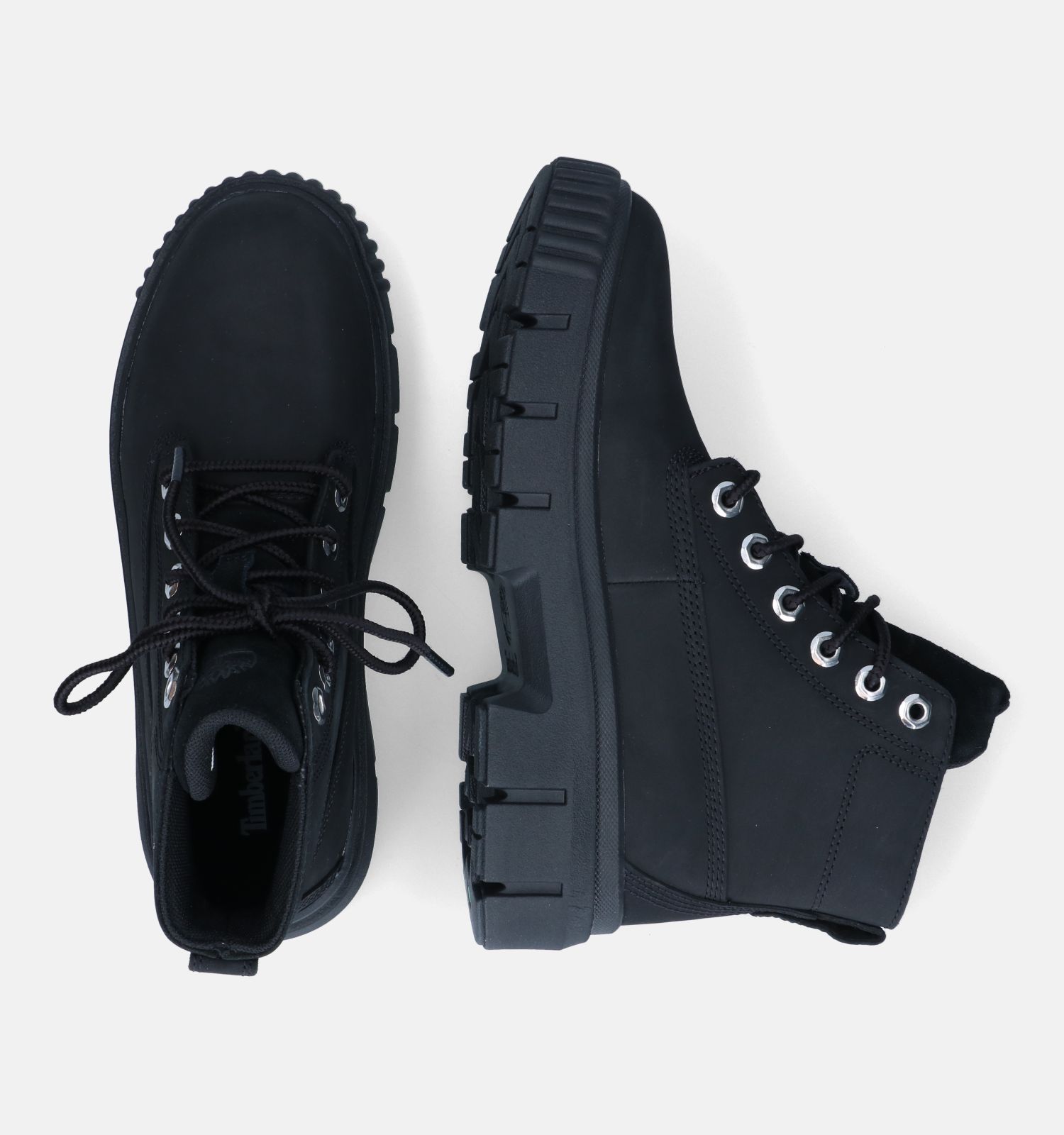 Veterboots zwart