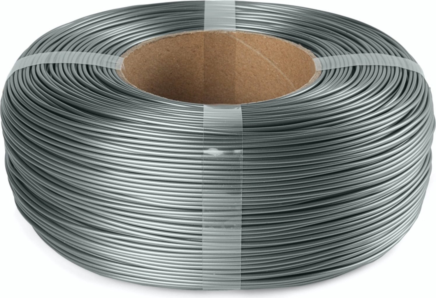The Filament  ReFill PETG Silver Aluminium, 1,75 mm / 1000 g    Erschwingliches PETG ohne Spule in Silver Aluminium