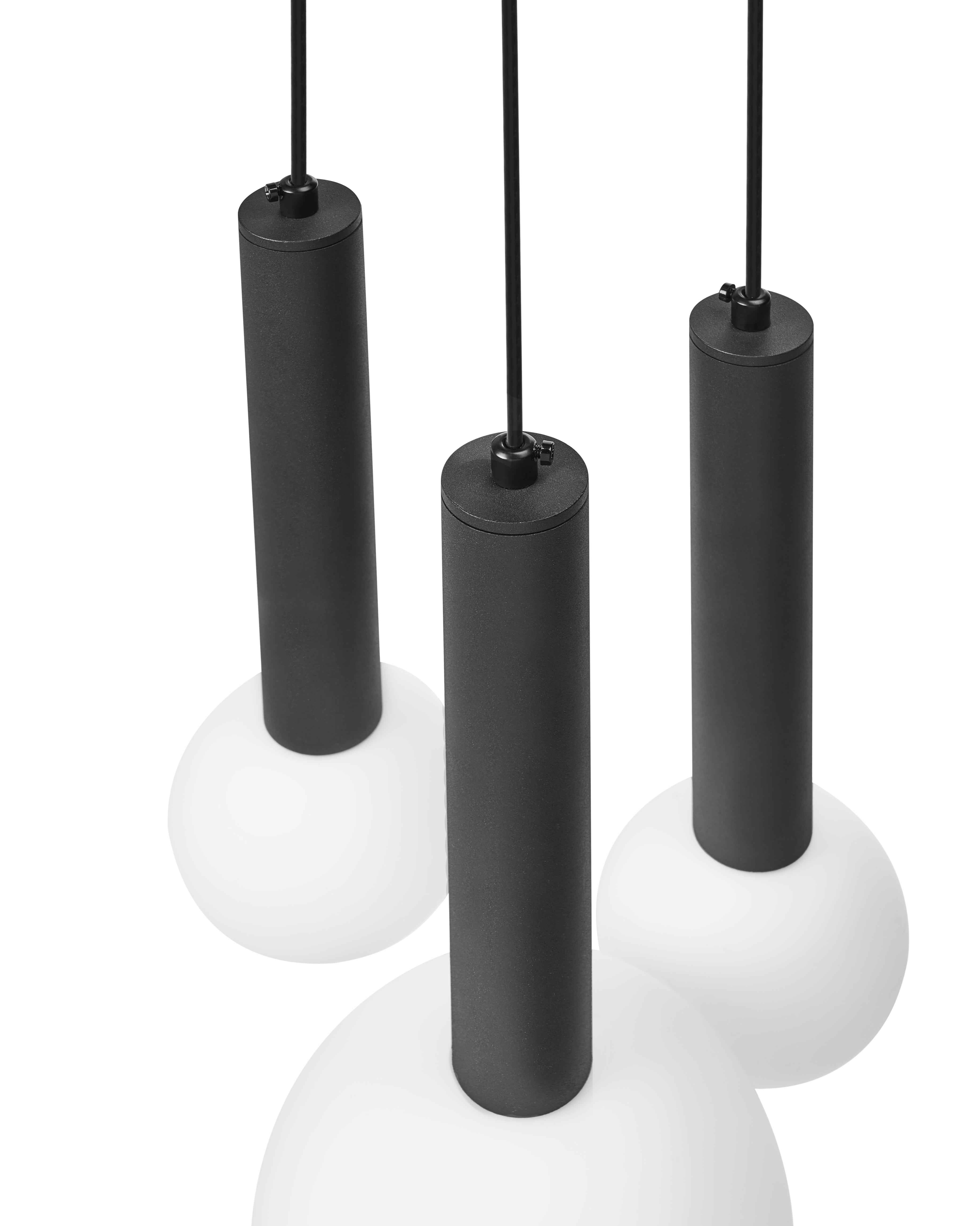 Hanglamp BOUES Metaal Zwart