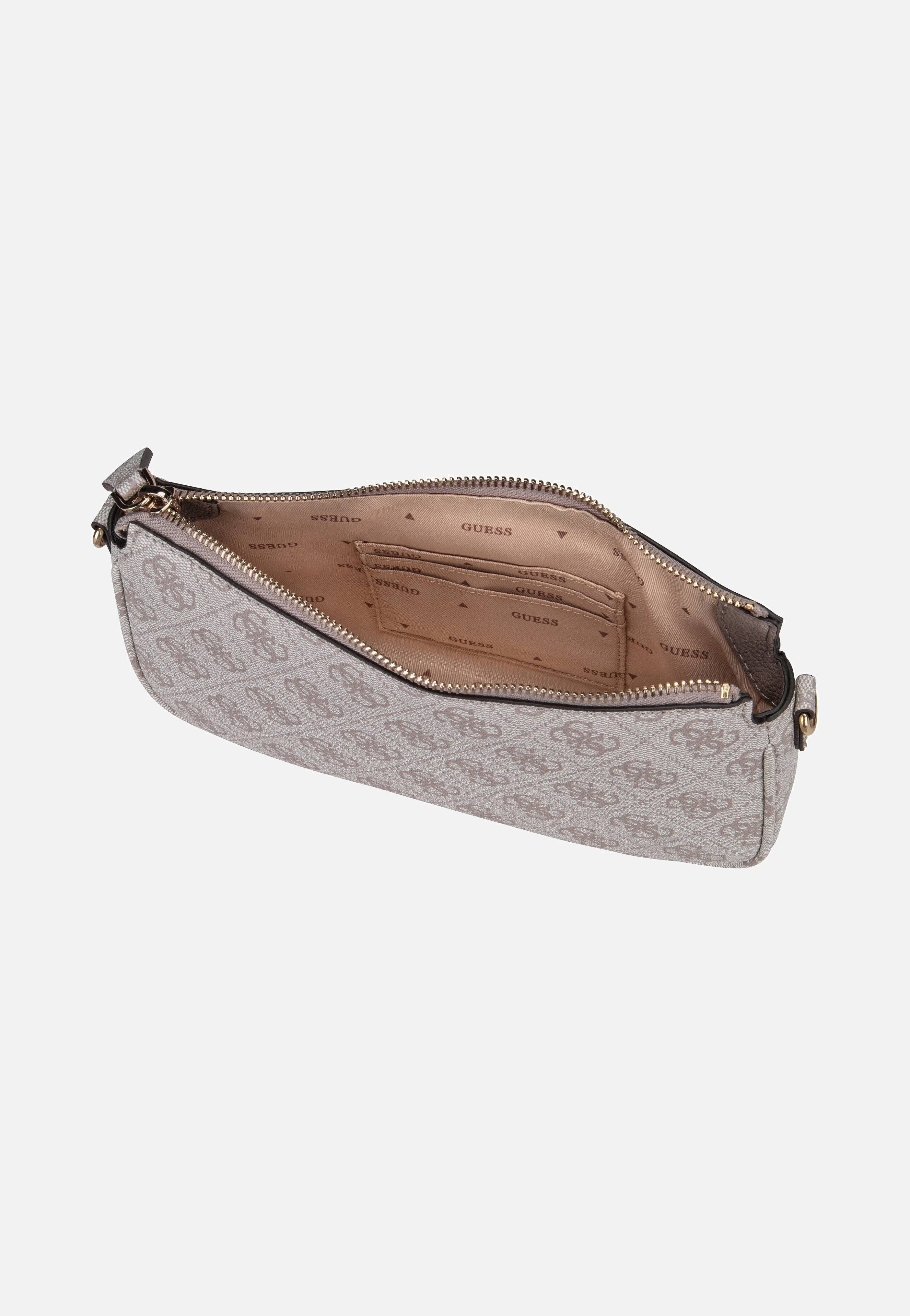 Noelle II Double Pouch CB Logo 72710 Dark Taupe - Crossbody Bag