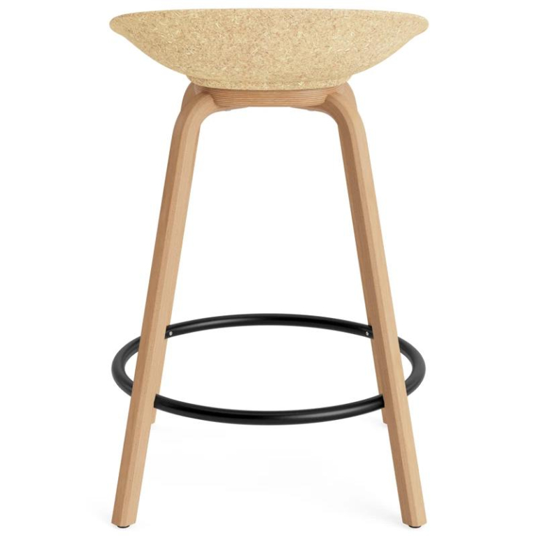 Normann Copenhagen Mat barkruk 65 cm beuken Cream/Hemp