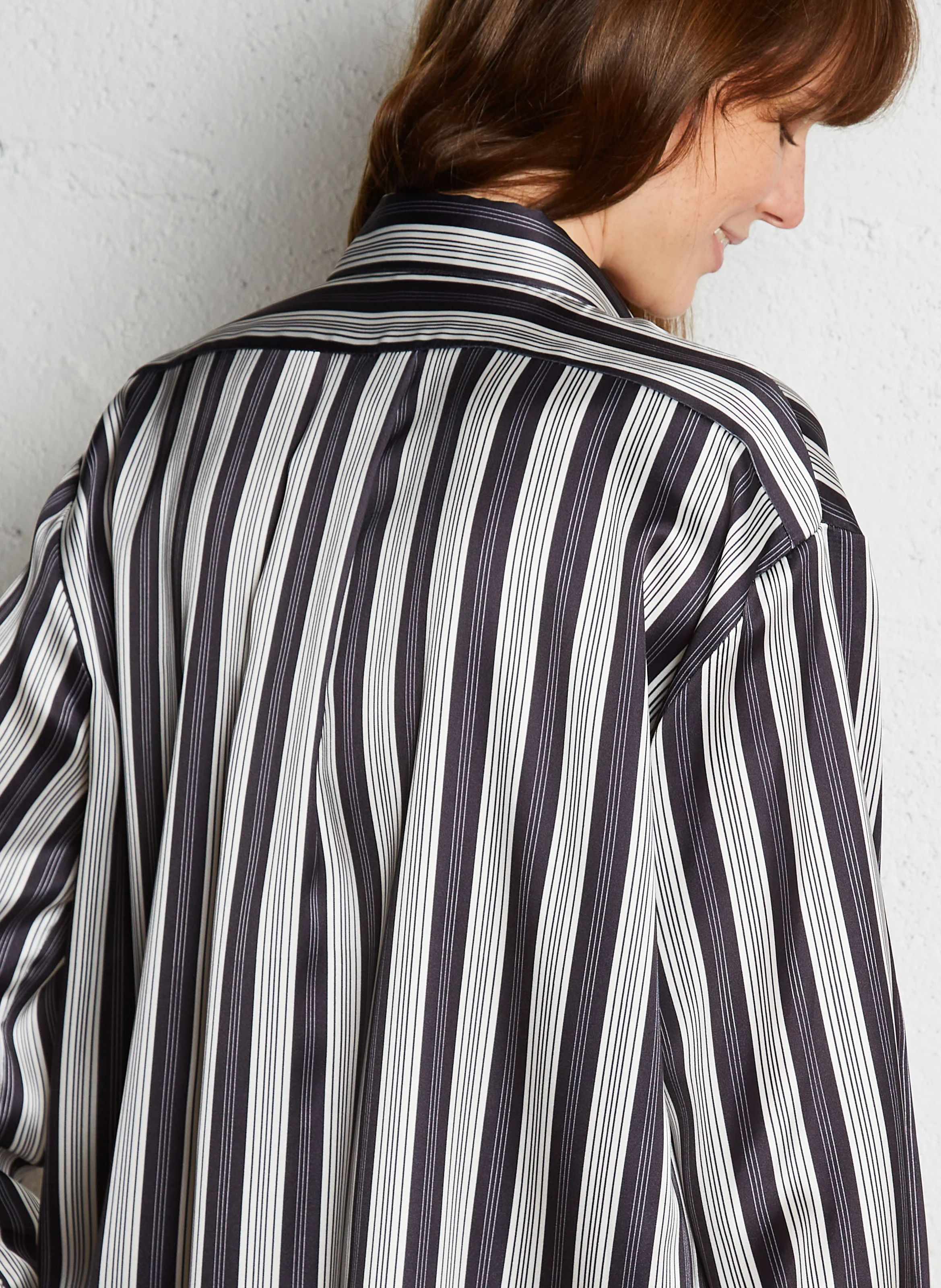 chemise ample à col classique | Blanc