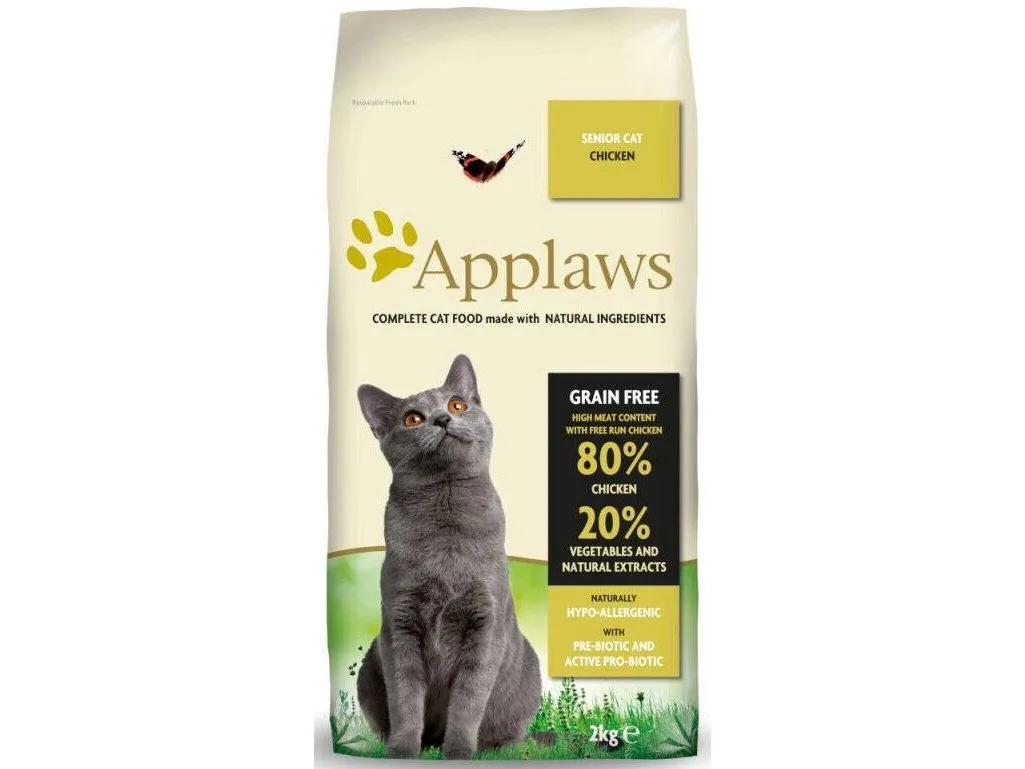 APPLAWS Cat Senior Chicken - tørfoder til kattekillinger - 7,5 kg