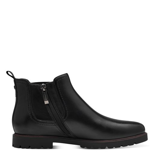 Tamaris Støvler, Black Leather, 38