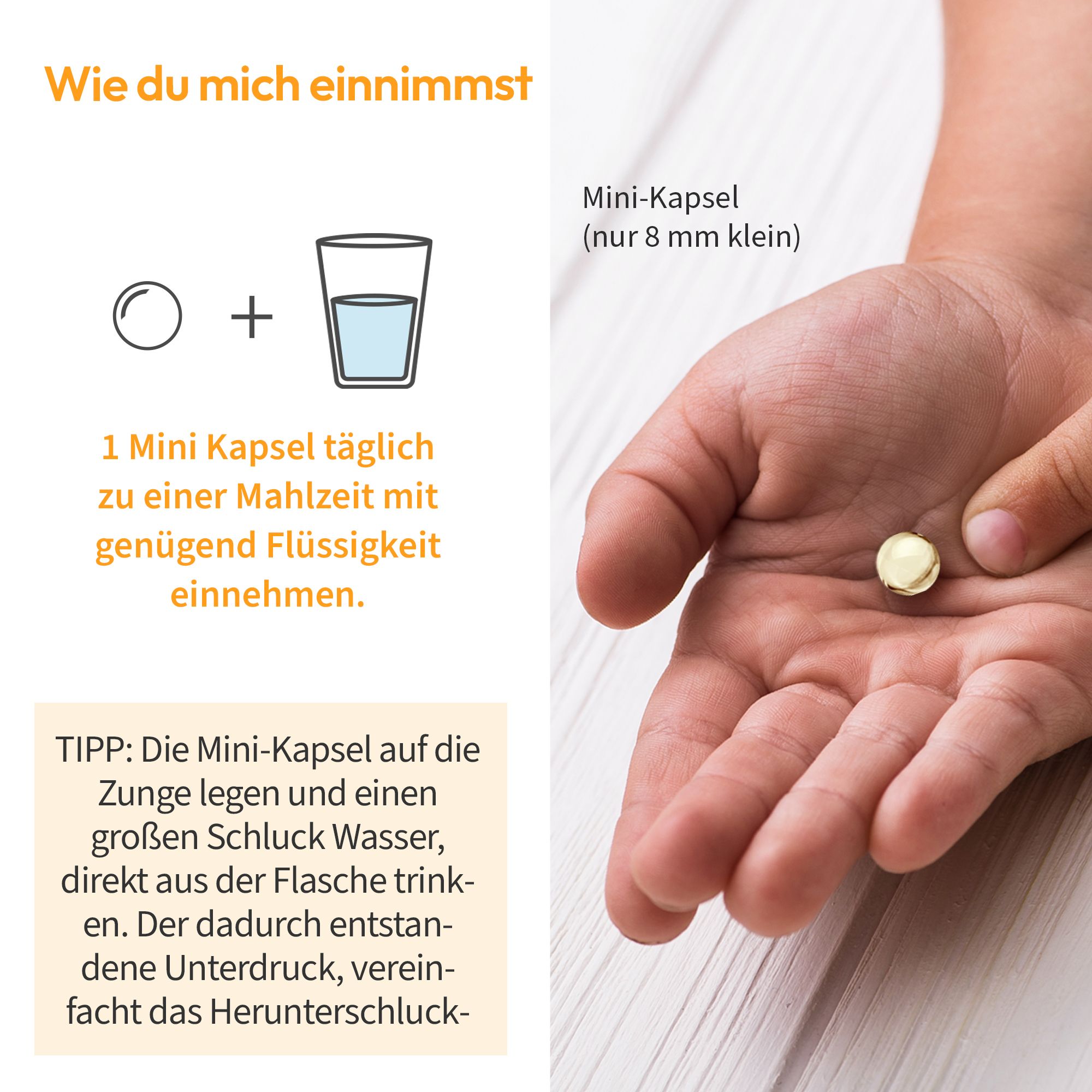 WHITE OMEGA® Kids Vitamin D3+K2 Kapseln