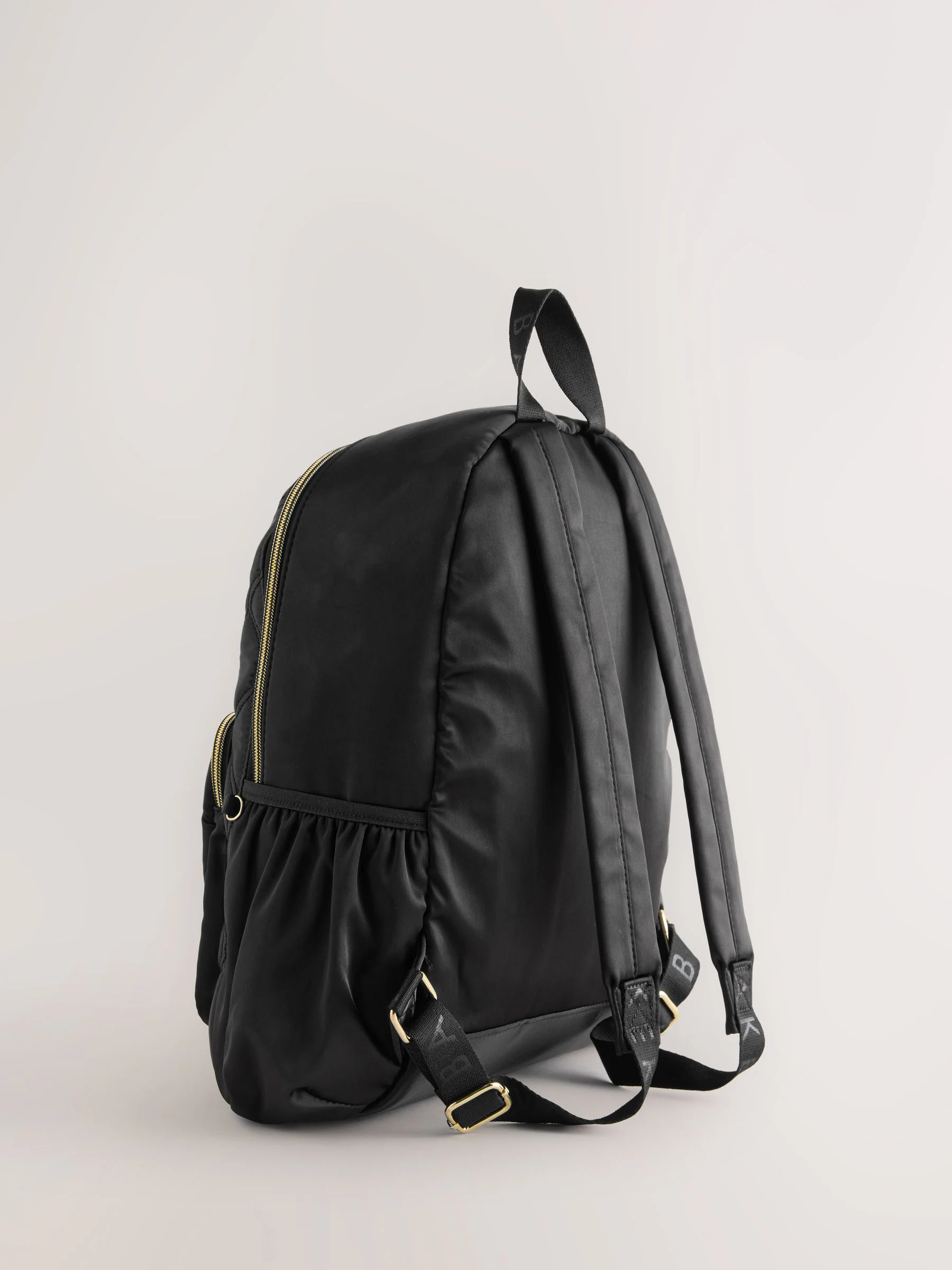 Baker by Ted Baker gewatteerde zwarte rugzak met strik en etui voor meisjes, voor de Back to School collectie