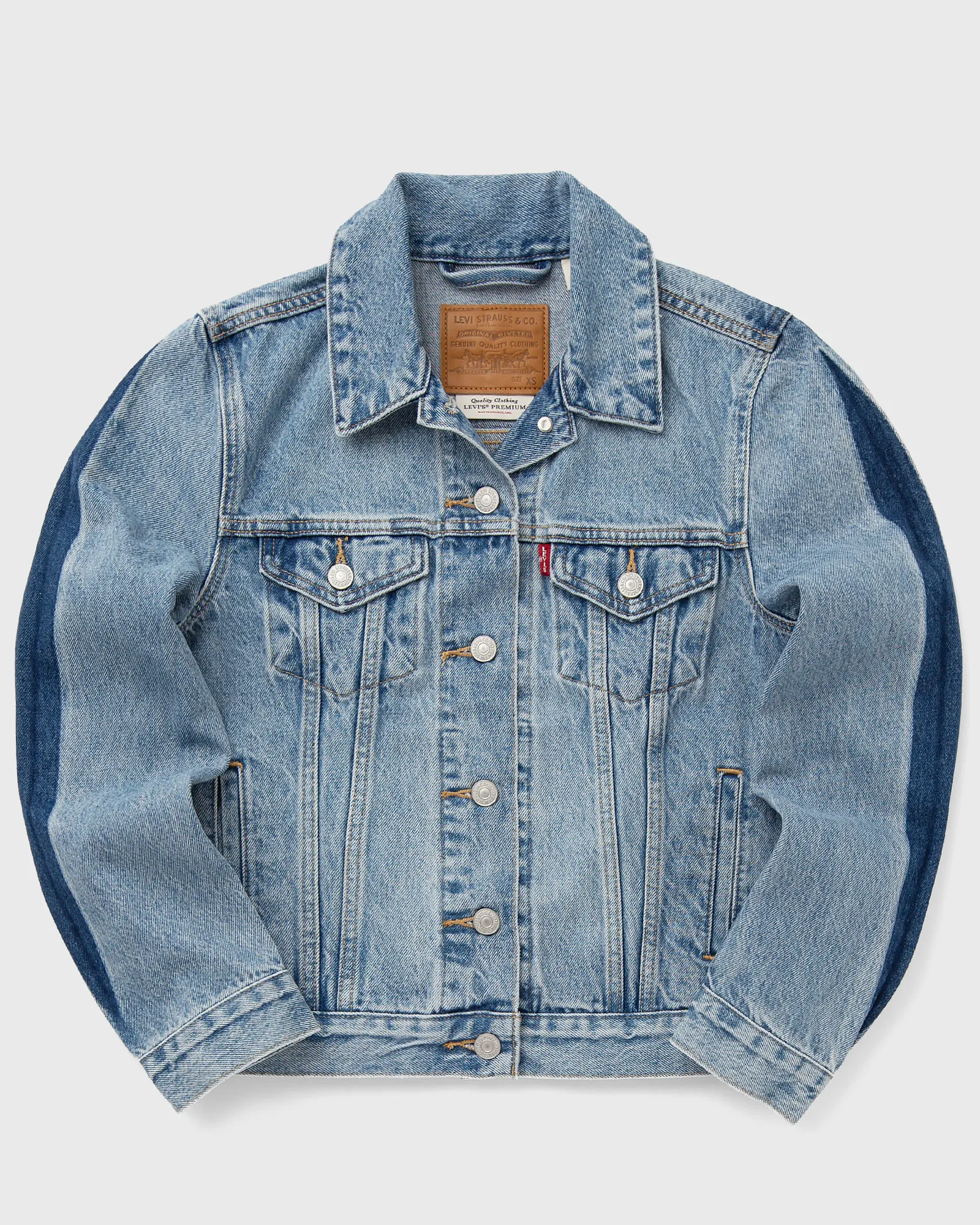 Levis ORIGINAL TRUCKER MED INDIGO - WORN IN