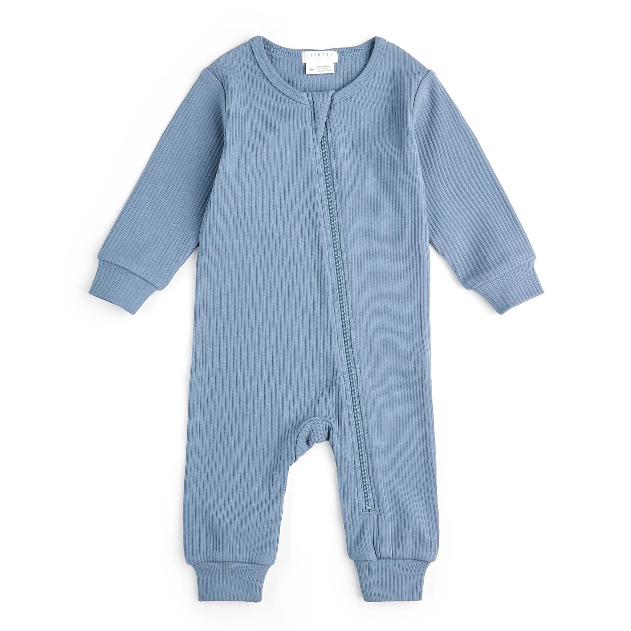 Firsts par Petit Lem Pyjama Côtelé Bleuet 0-12mois