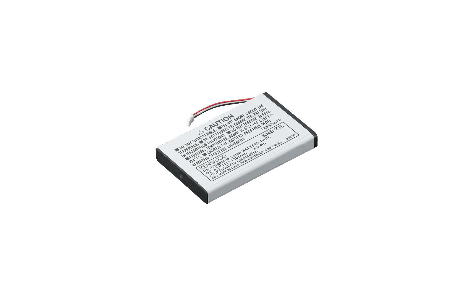 Kenwood KNB-71LM Ersatzakku für Handfunkgerät PKT-23 3,7 V