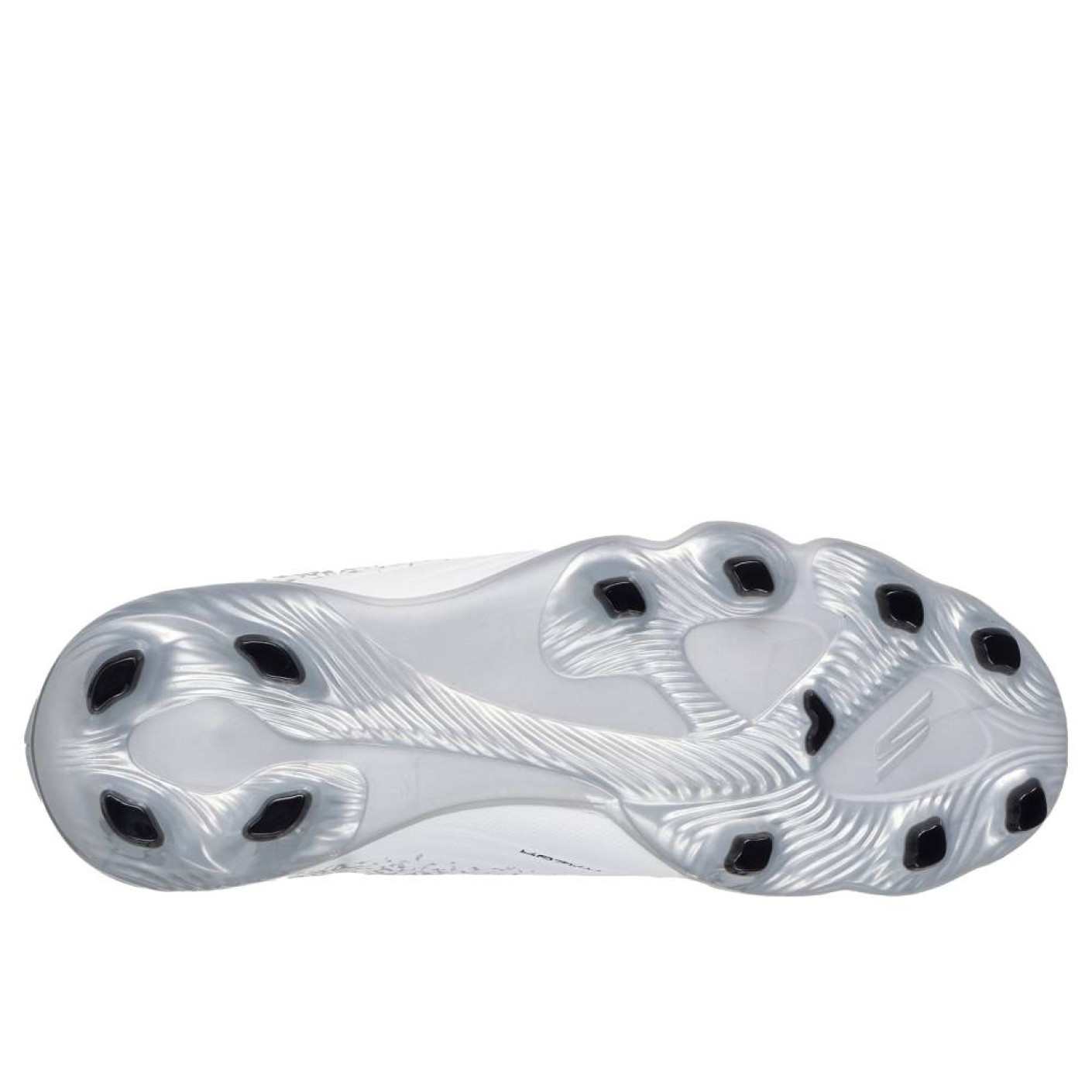 Skechers Razor 1.5 Gras Voetbalschoenen (FG) Kids Wit Zilver Zwart