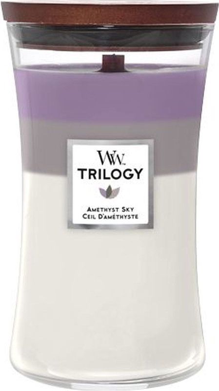 WoodWick - Amethyst Sky - Geurkaars - Large Jar - 610 g