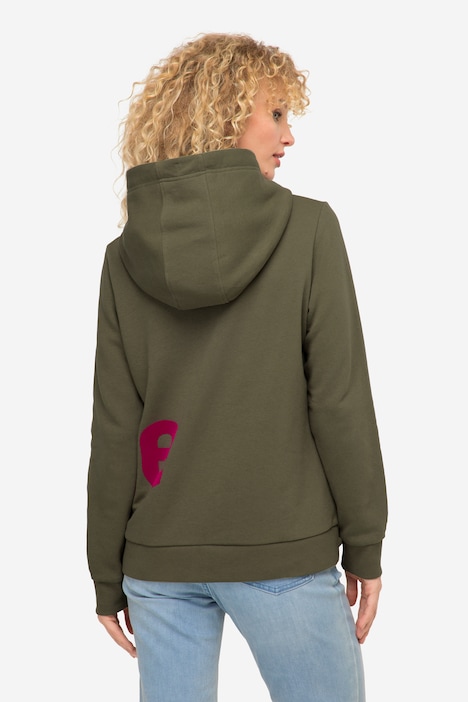 Hoodie, Wording Print, Kapuze, Langarm, OEKO-TEX