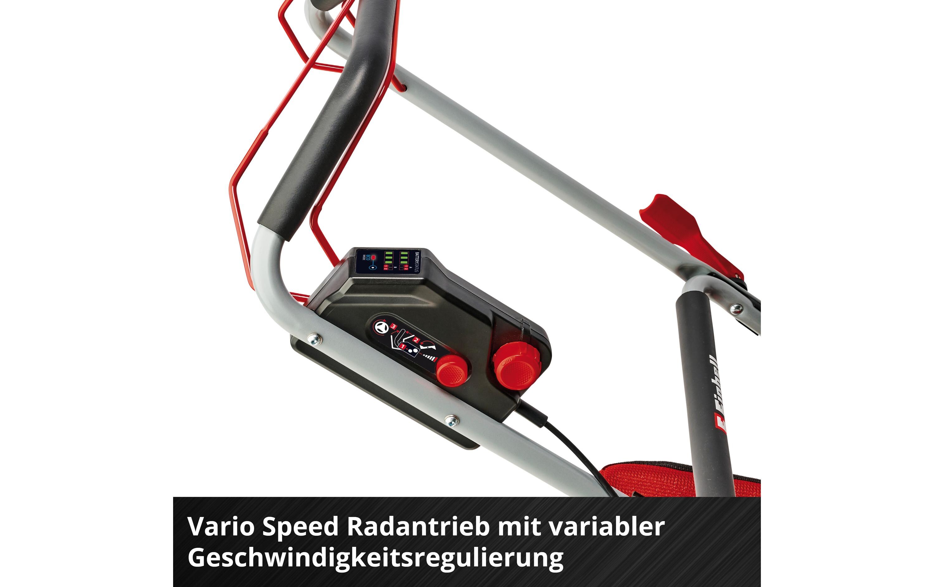 Akku-Rasenmäher GP-CM 36/52 S Li BL Kit, 4 x 5.2Ah<br>Einhell Akku-Rasenmäher für perfekt gepflegte Rasenflächen im heimischen Garten