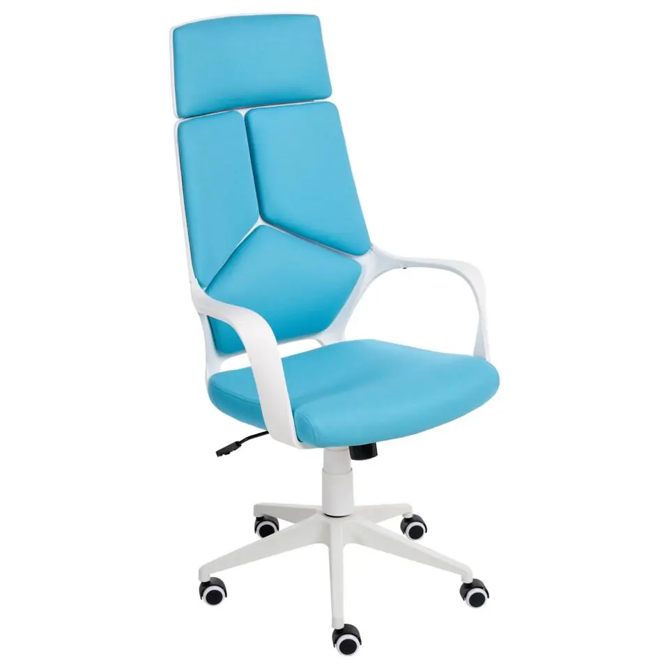 DELIGHT - Bureaustoel - Blauw - Polyester