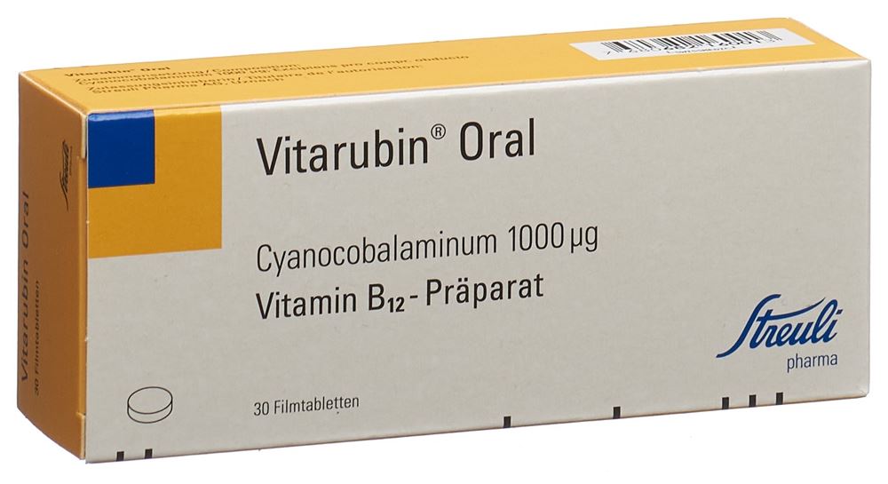 VITARUBIN Oral Filmtabl 1000 mcg Blist 30 Stk