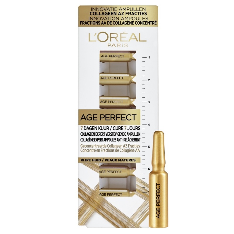 L'Oréal Paris Age Perfect Verstevigende Collageen Ampullen 7 Daagse Kuur 7 stuks