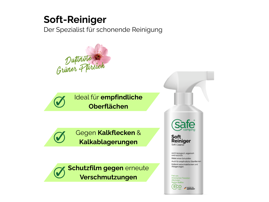 SAFE CAMPING Soft-Reiniger - 0,5 liter