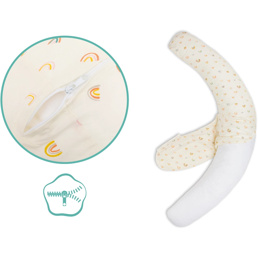 fillikid Still- und Seitenschläferkissen beige 190 cm